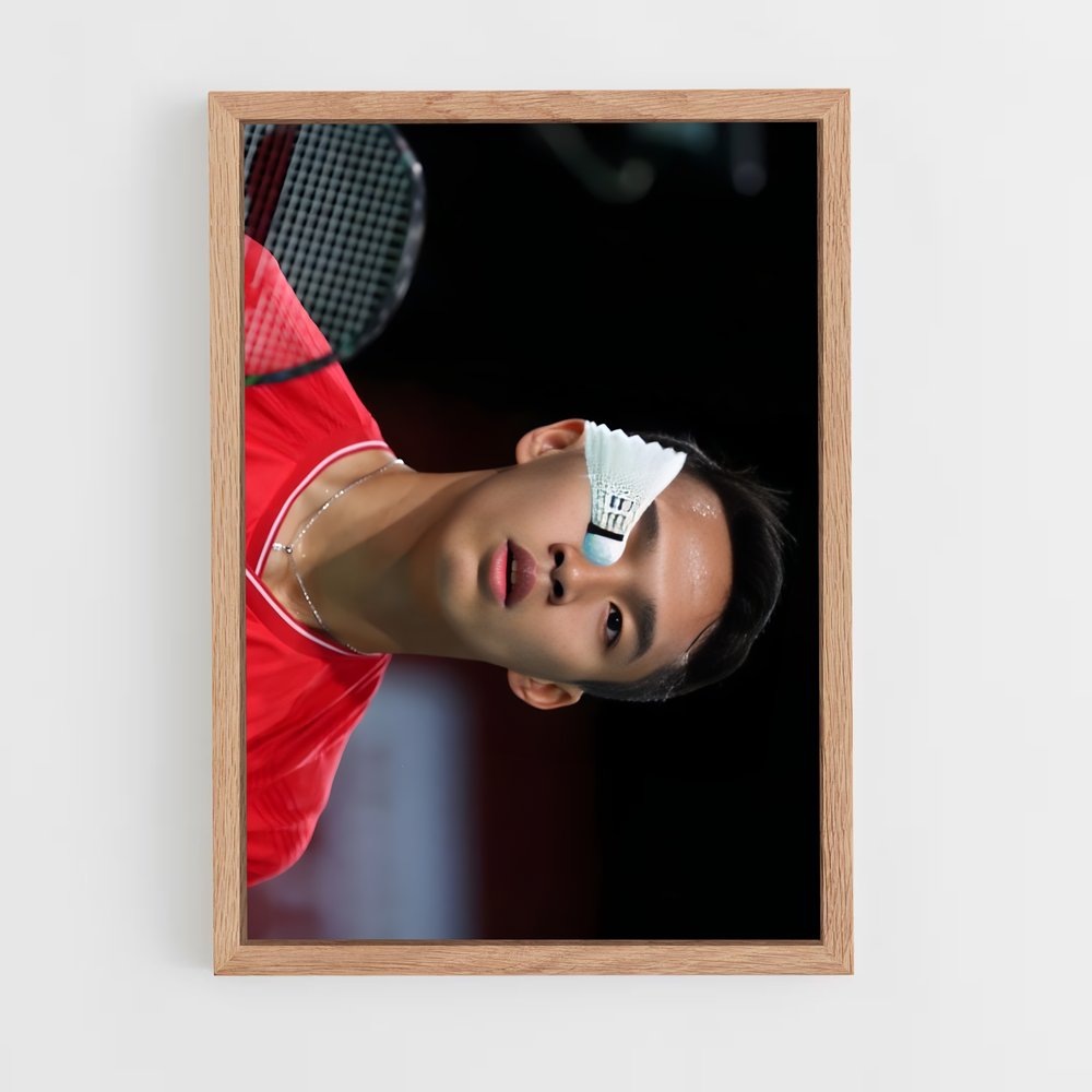Poster Jonatan christie endiablés – affiche Badminton (vue 4)